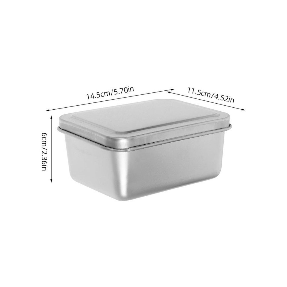 2 Pcs Deep Cake Pan Reusable Food Storage Container Baking for Kitchen