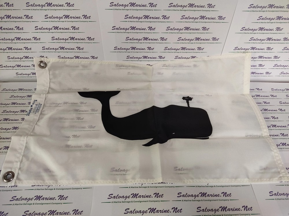 Taylor Made Rectangular Whale Theme Flag