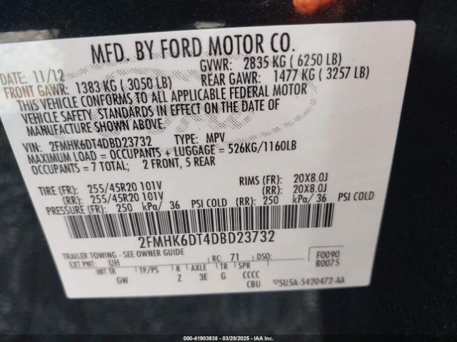 CONTROL PANEL OEM 2013 FORD FLEX 1YR WRNTY