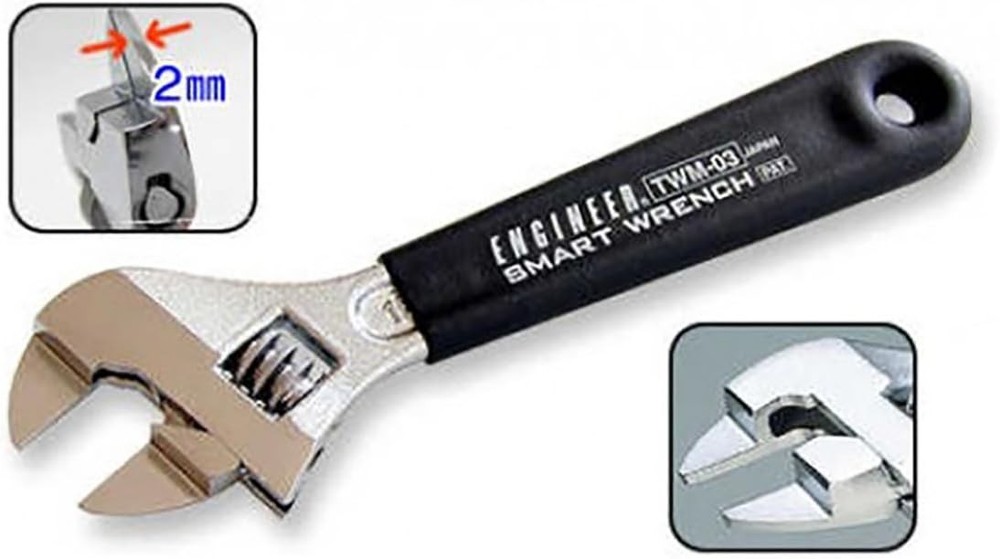 TWM-03 Thin Jaw Adjustable Smart Monkey Wrench