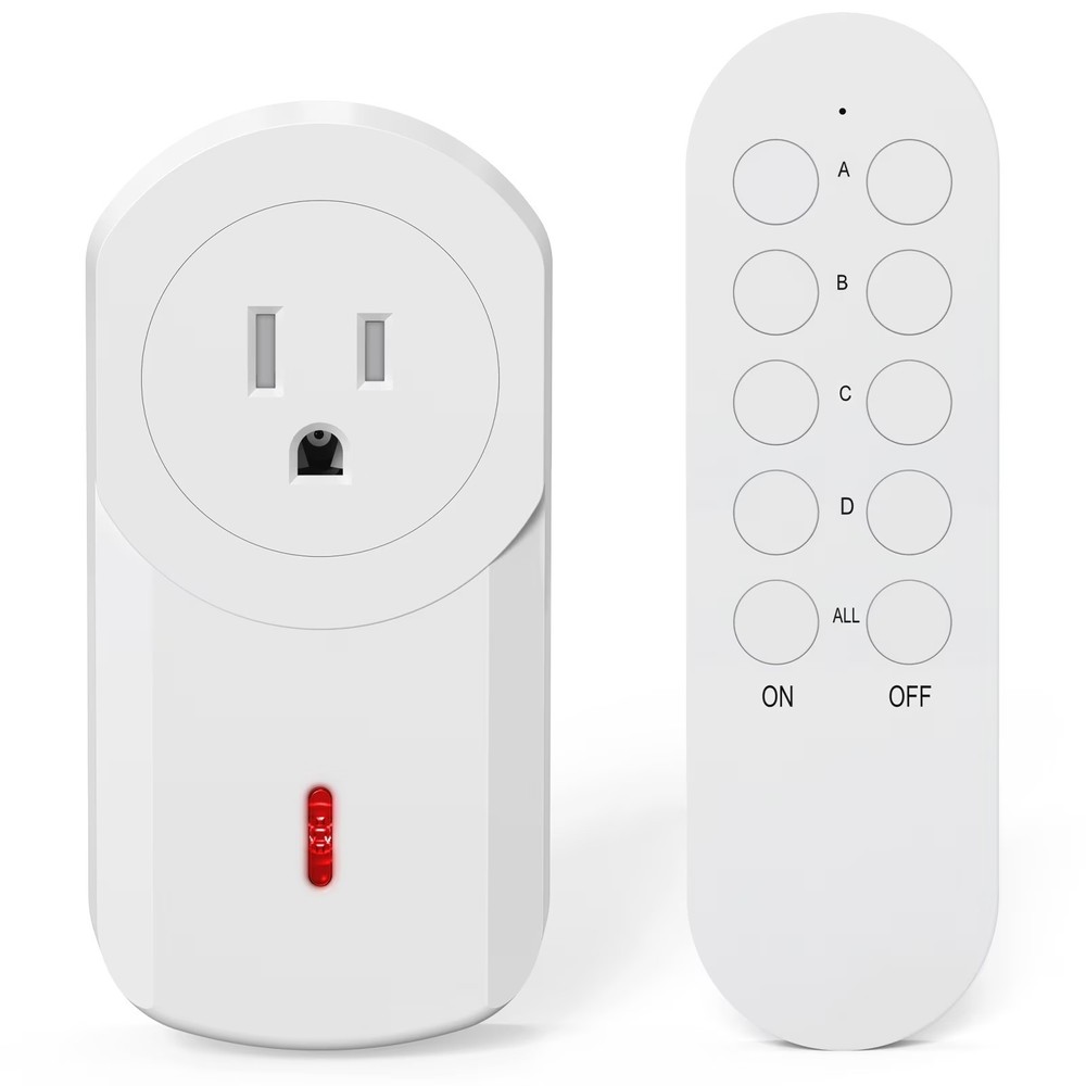 Surnice Wireless Remote Control Socket with Remote- White - Open Box