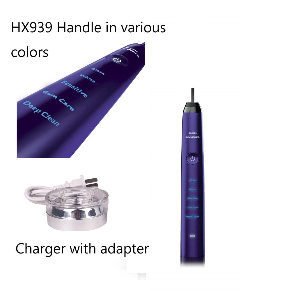 Philips Sonicare HX939 DiamondClean Classic toothbrush Charger Base Head no box
