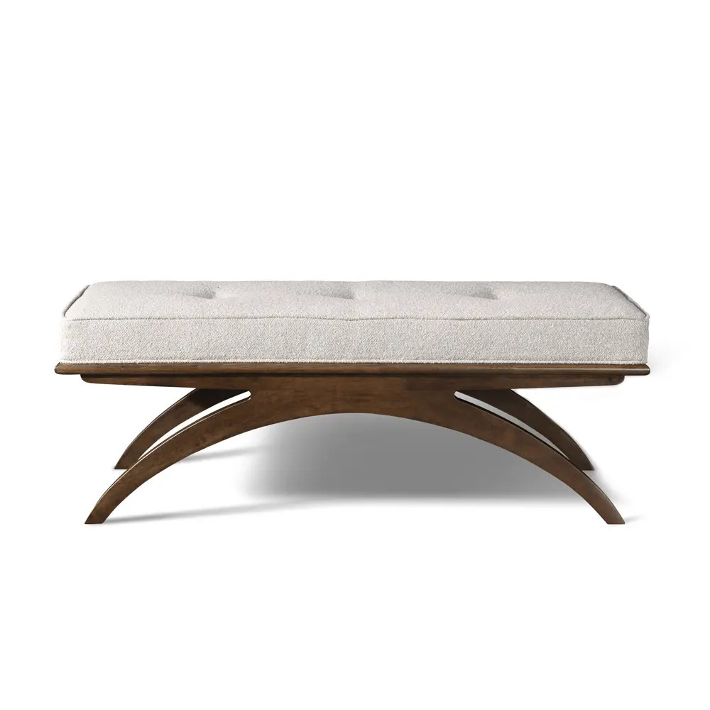 Austin Bench - Buff Performance Fabric Ottoman