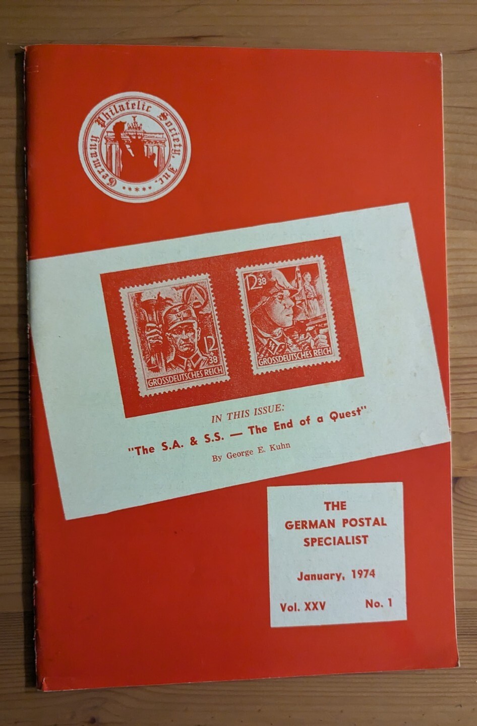 German Postal Specialist Jan 1974 Colonial Philately - German P. O.s in China