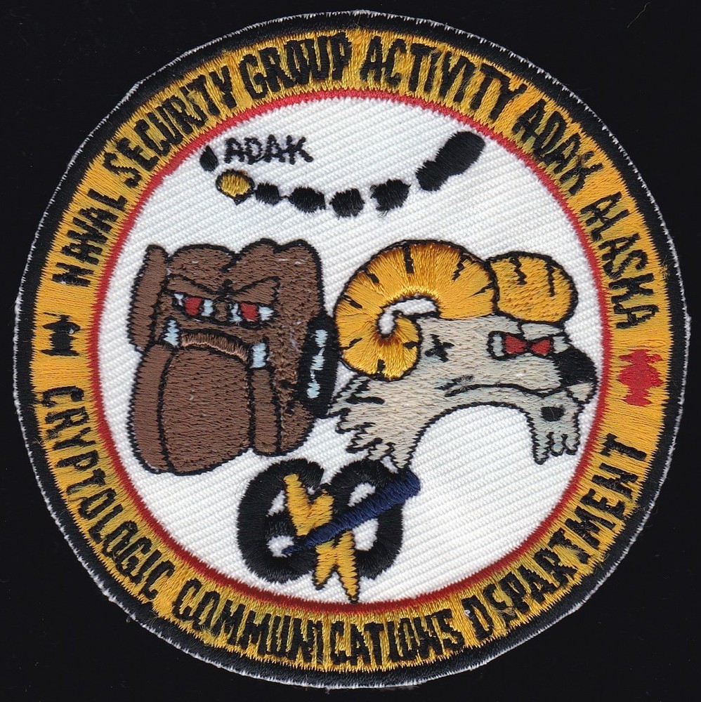 USN Naval Security GP Activity Adak Alaska Cryptological Communication Patch N29