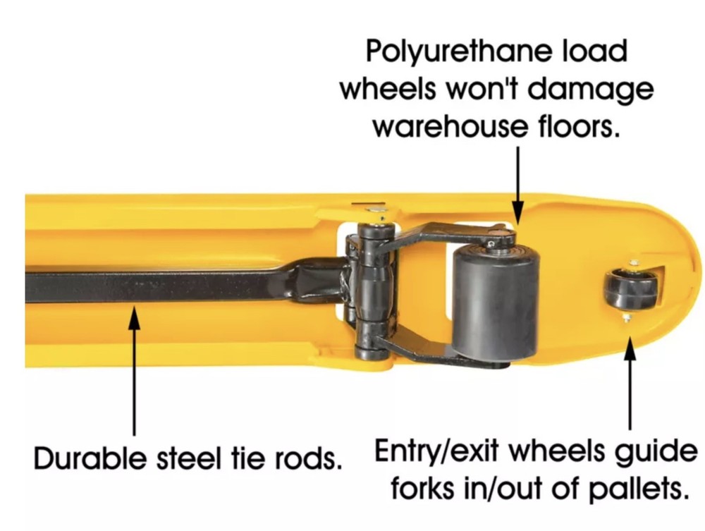 2 Warehouse Pallet Jack Standard Fork 48 X 27”