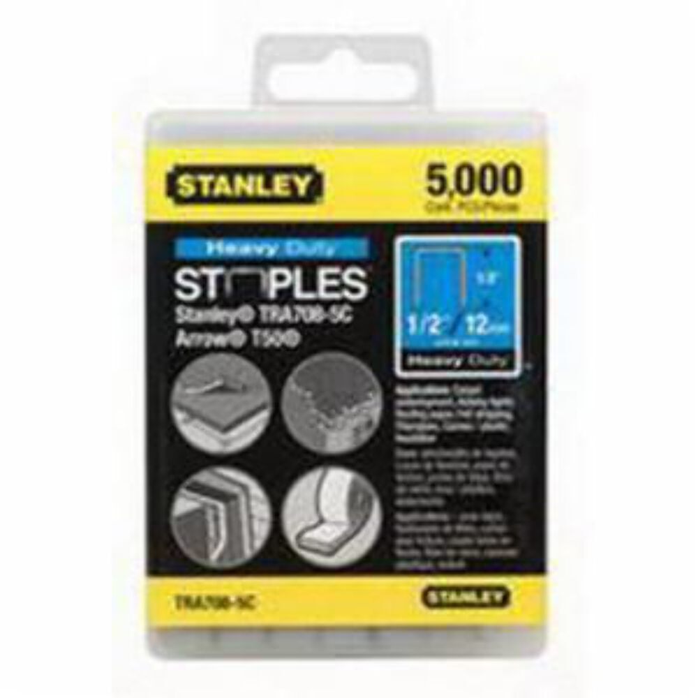 Stanley, Staples, 1/2", 5000 Per Box - 75169