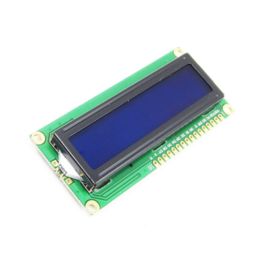 NEW 1602 16x2 Character LCD Display Module HD44780 Controller Blue Blacklight