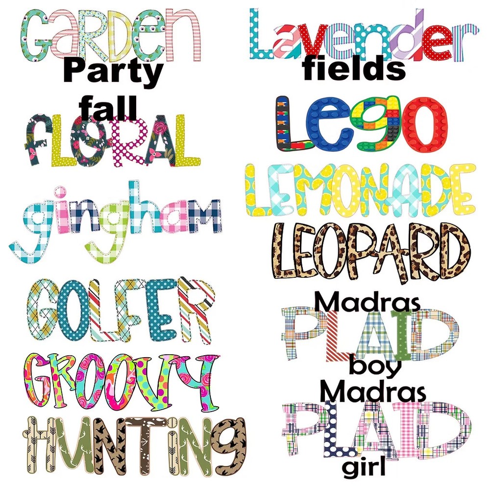 Alphabet Soup Personalized Apron