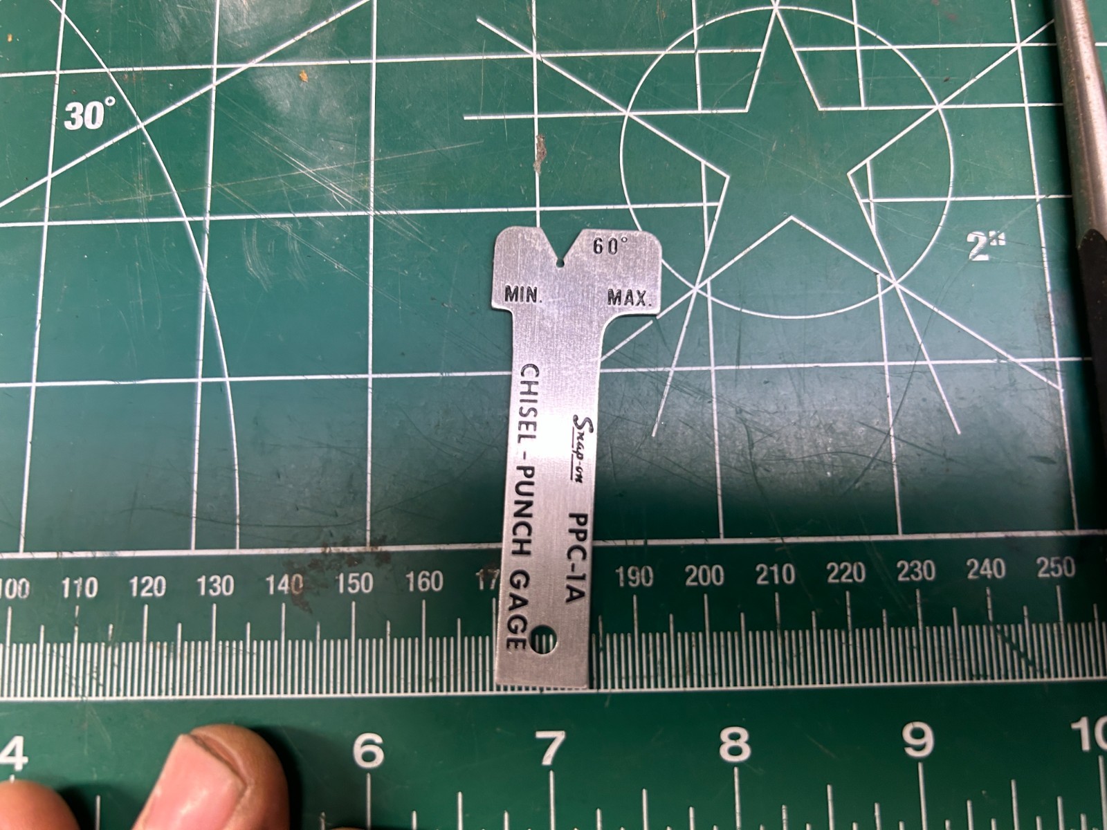 MACHINIST C HmGbcB TOOLS Snap On Tools Punch & Chisel Set in Case 21 Piece Set