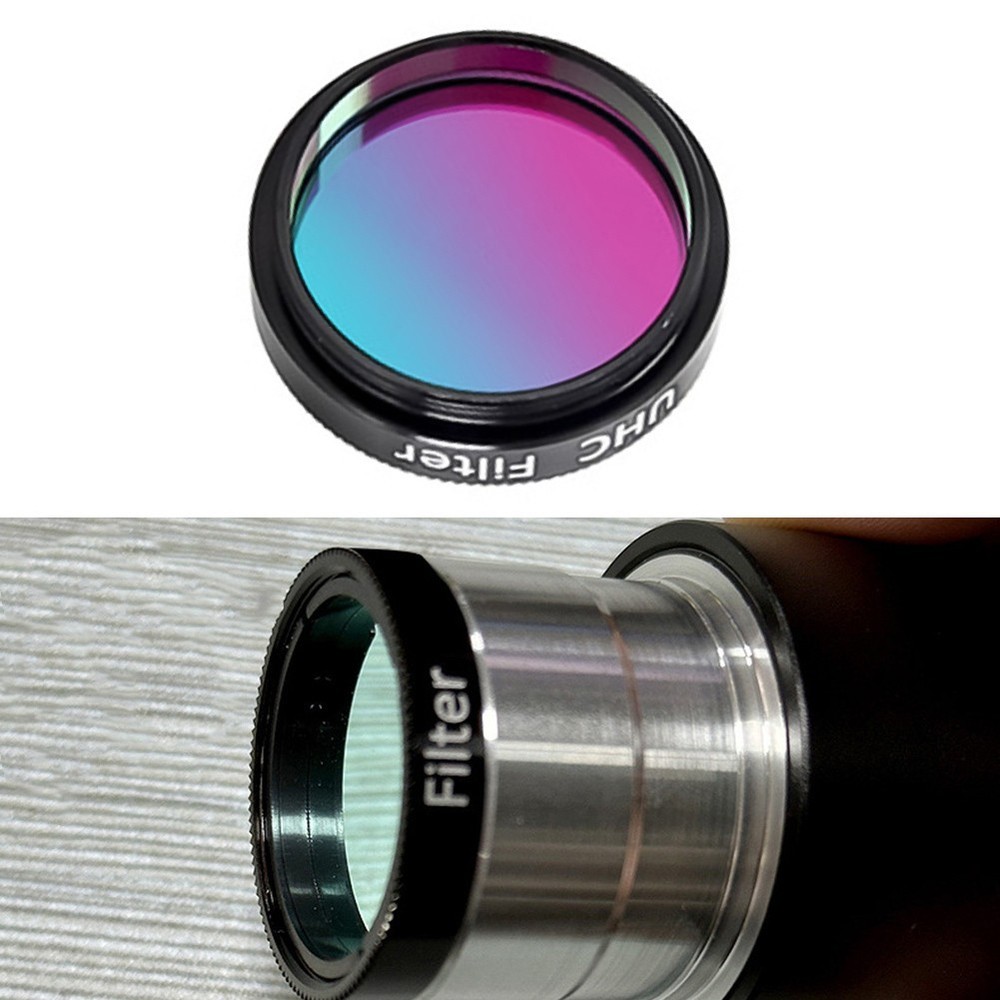 Threaded Eyepiece Compatible Telescopes UHC Filter for Improved Contrast