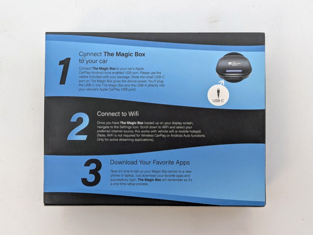 Magic Brand Magic Box 2.0 Wireless Wireless Auto Streaming Adapter *READ*