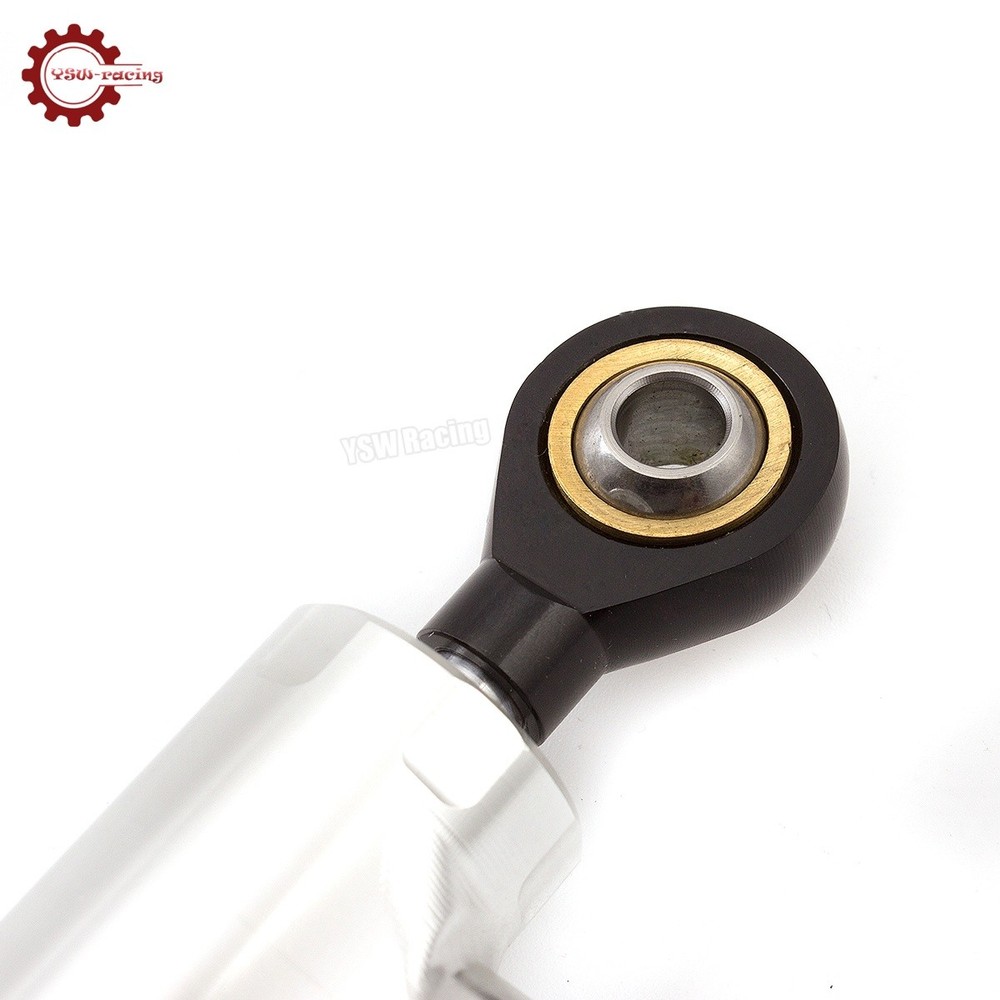 CNC Silver Steering Damper Motorcycle Stabilizer Linear Reversed Safe Control US