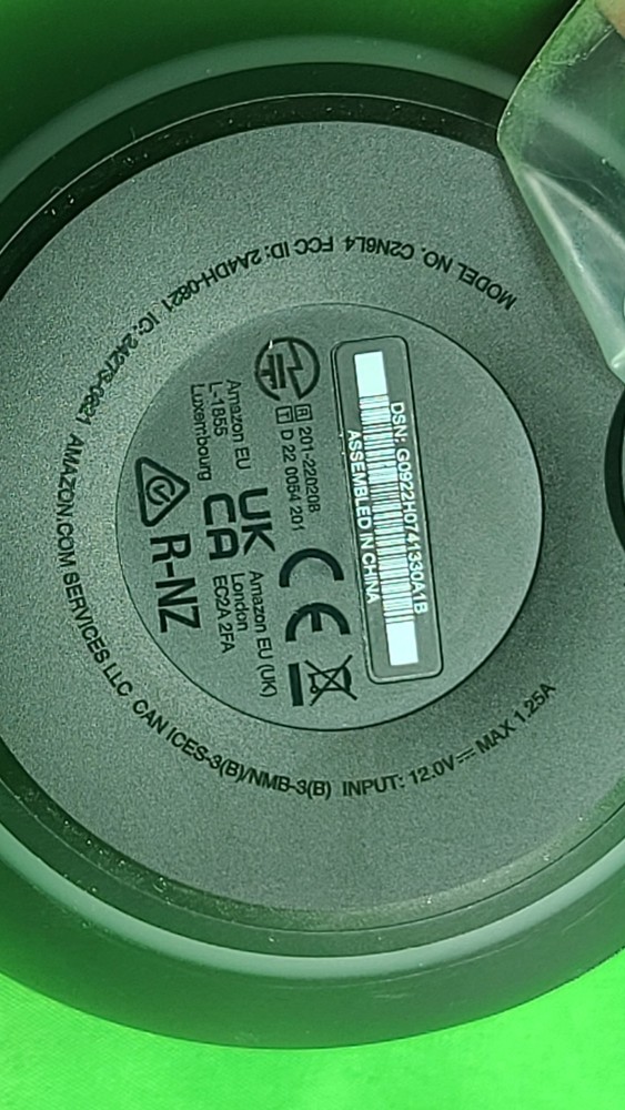 Amazon Echo Dot 5th Gen Smart Speaker Black C2N6L4