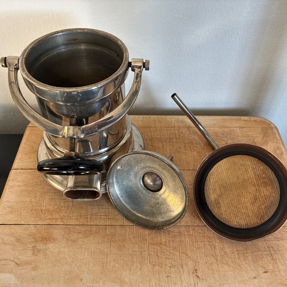 ESPRESSO JUNIOR Vintage Eastern European(?) Coffee Maker (Tested - Working!)