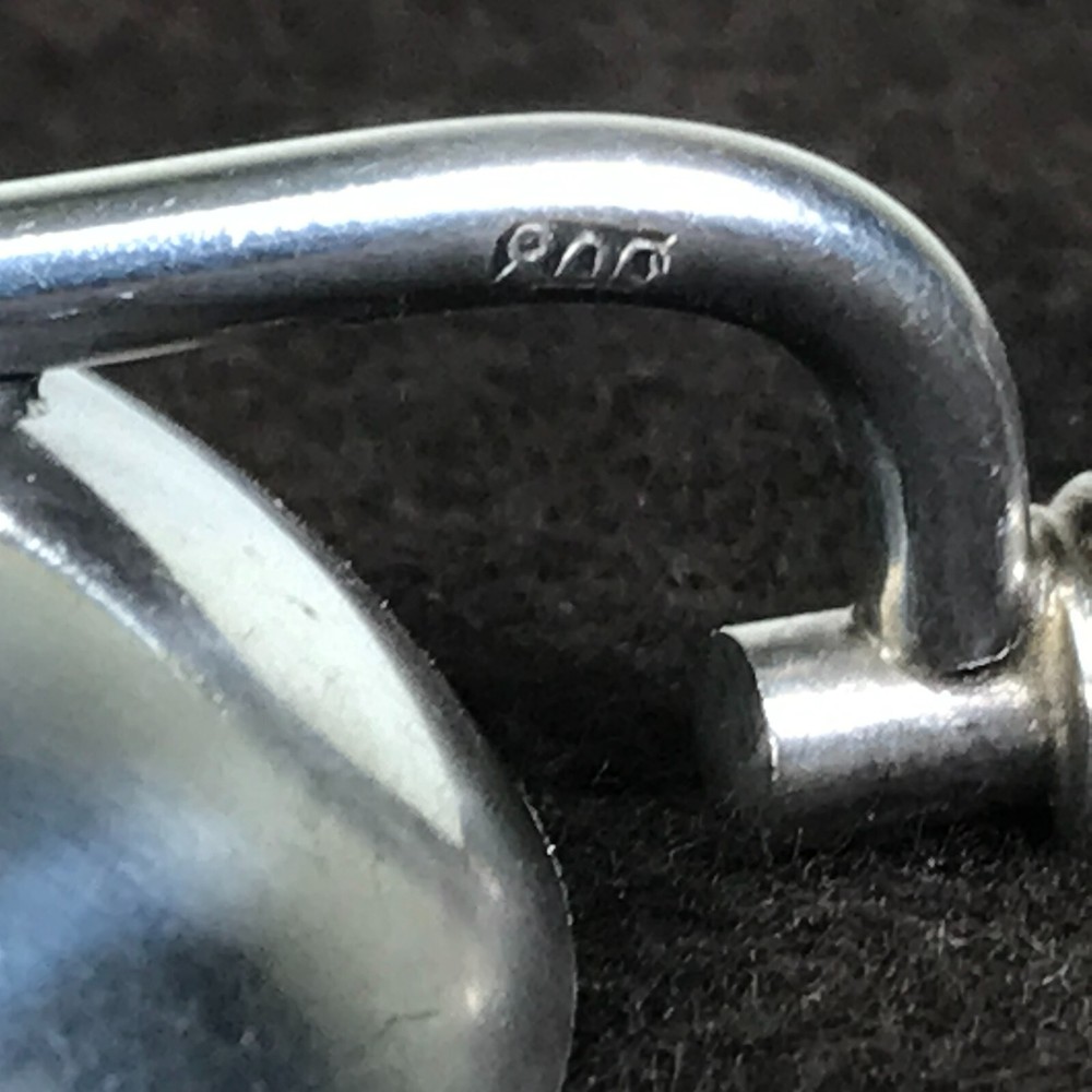Figural Continental 800 Silver Spoon Snakes