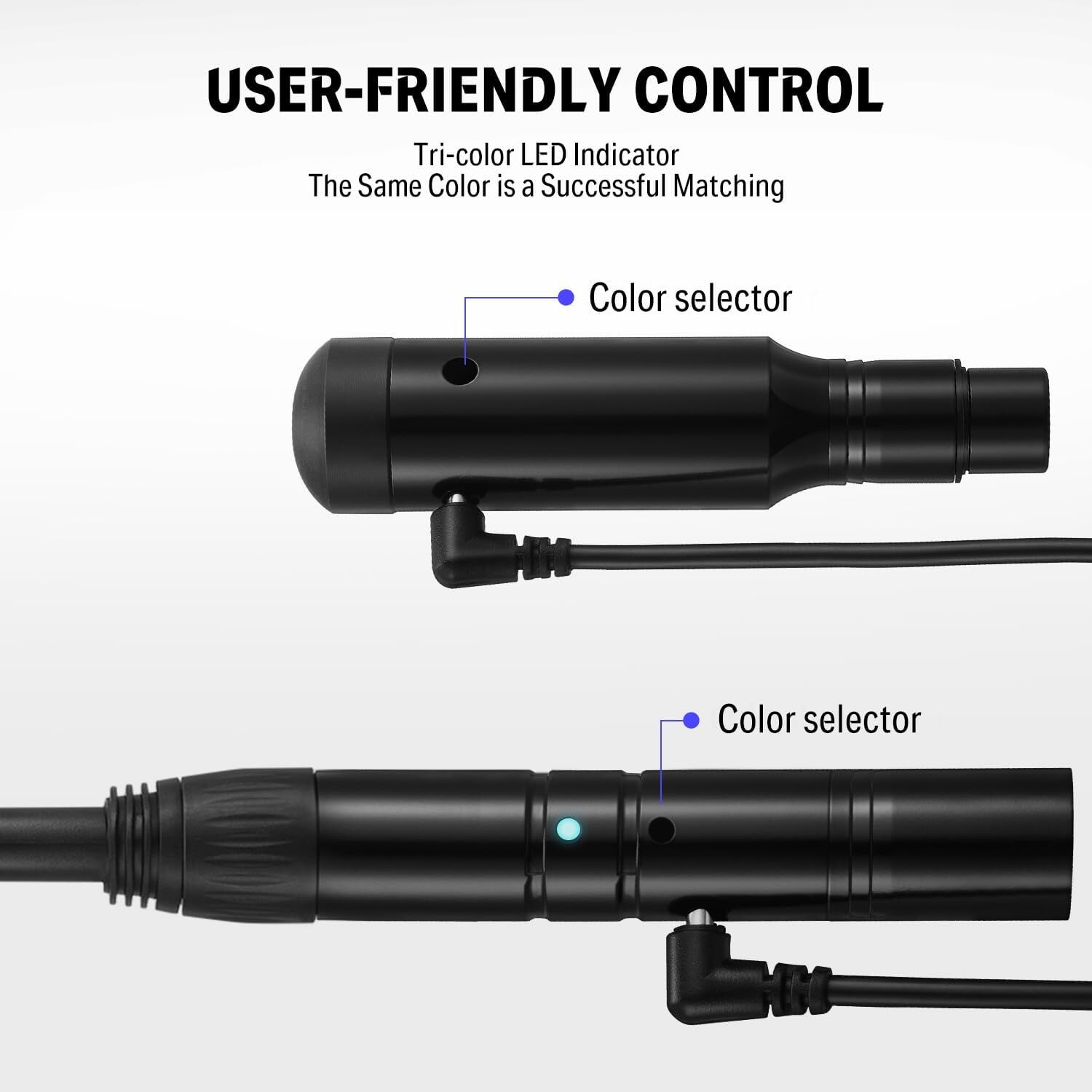 Donner DMX512 Wireless Transmitter + 5Pcs Receiver Built-in Battery & Light Dome