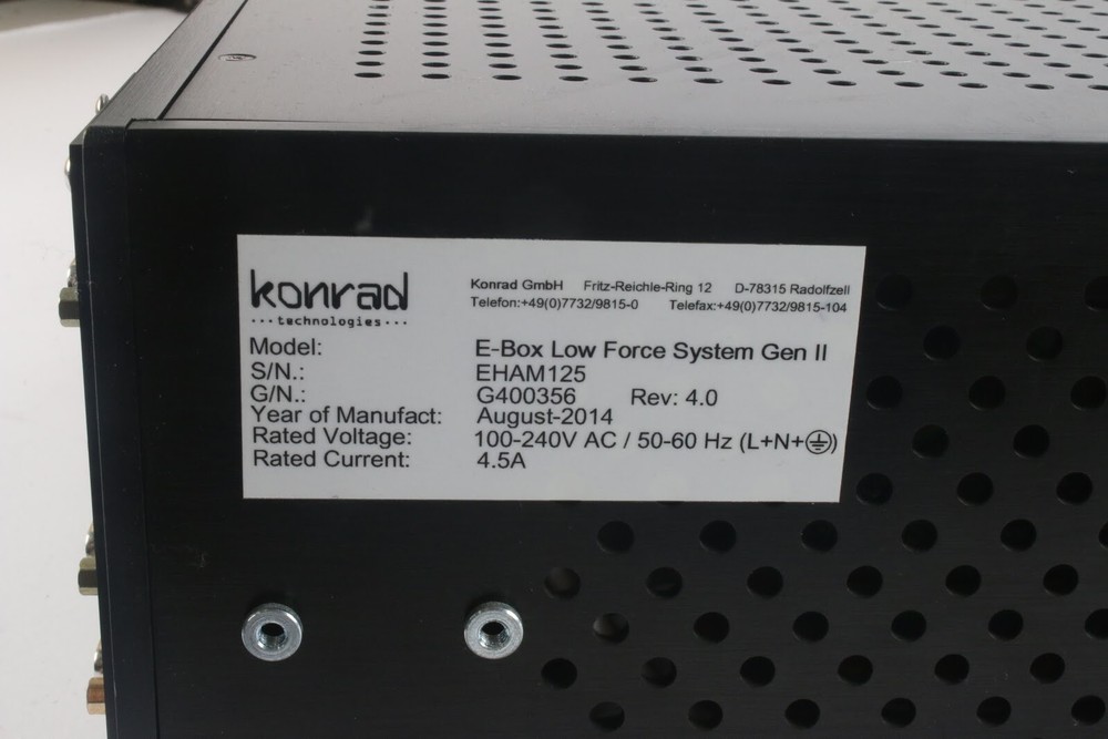 Konrad E-Box Low Force System Gen II