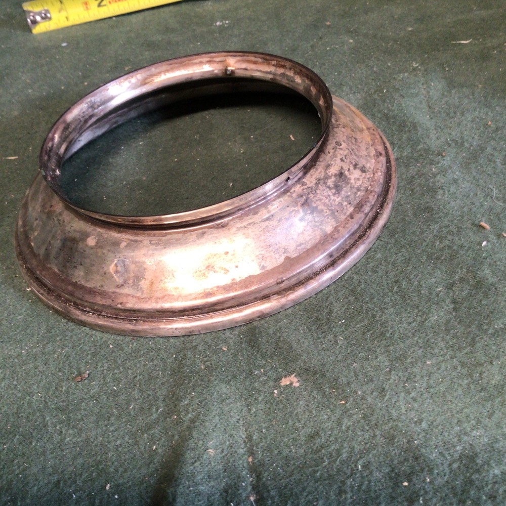 Silver plate Bowl Ring