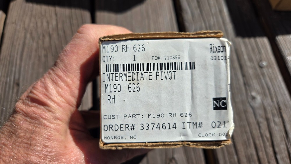 Rixson M190 intermediate pivot RH 626