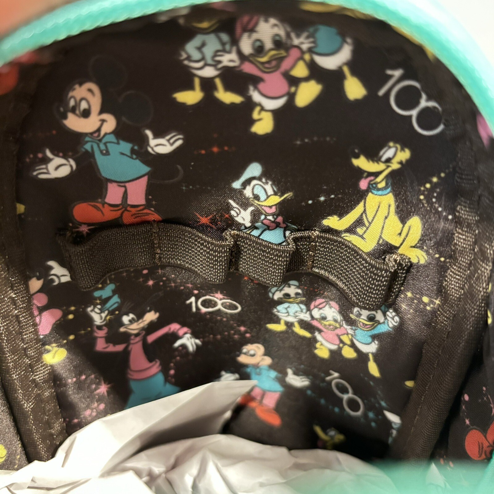 Loungefly Disney 100 Mickey Mouse And Friends Pencil Case With Metal Clip Bag