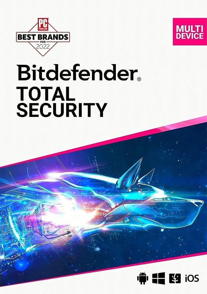 Bitdefender Total Security - 3 Years For ONE WINDOWS  Device LATEST Version