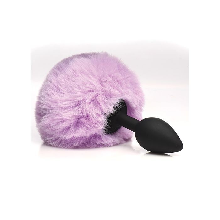 Tailz Fluffy Bunny Tail Silicone Plug