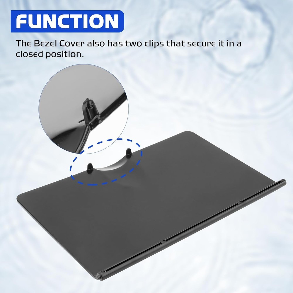 009487F Pool Heater Cover Control Bezel Compatible with Raypak Models...
