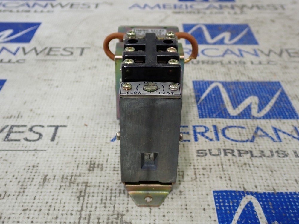 TEC SAT-201B Pneumatic Timing Relay 120V Coil