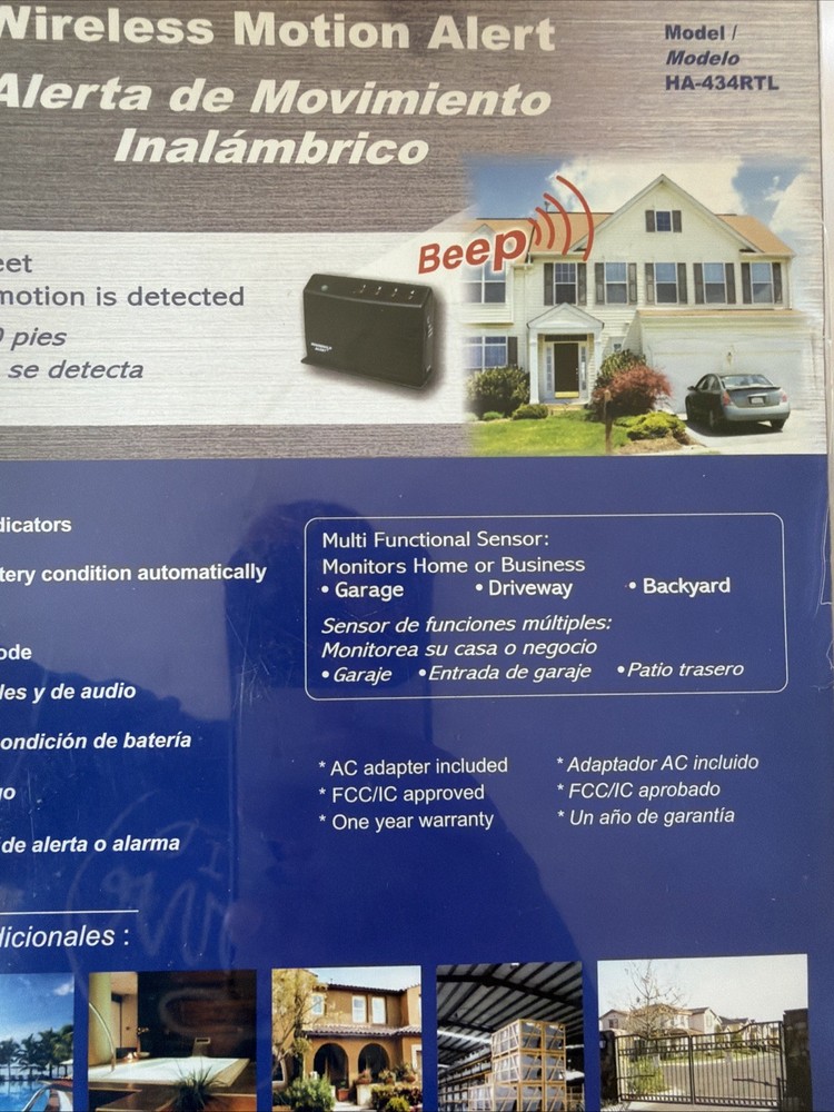 Skylink Wireless Household Alert Motion Alert HA-434RTL