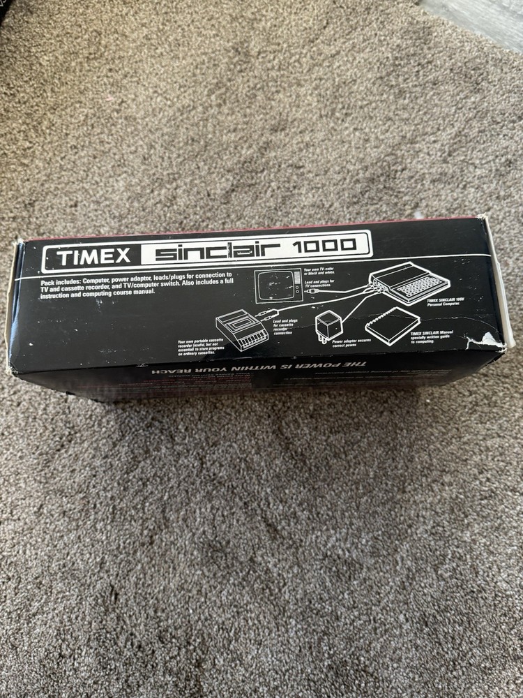 Timex Sinclair 1000 Personal Computer w/ Box Cords Manual Untested