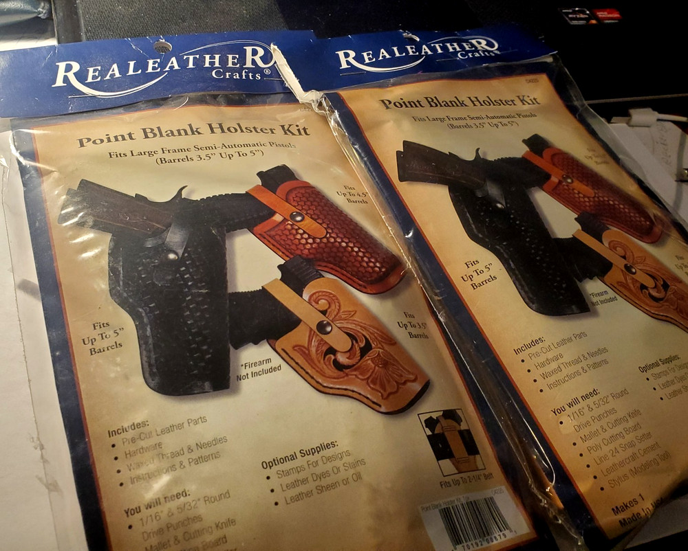 Realeather Crafts Point Blank Holster Kit- Two (2) kits
