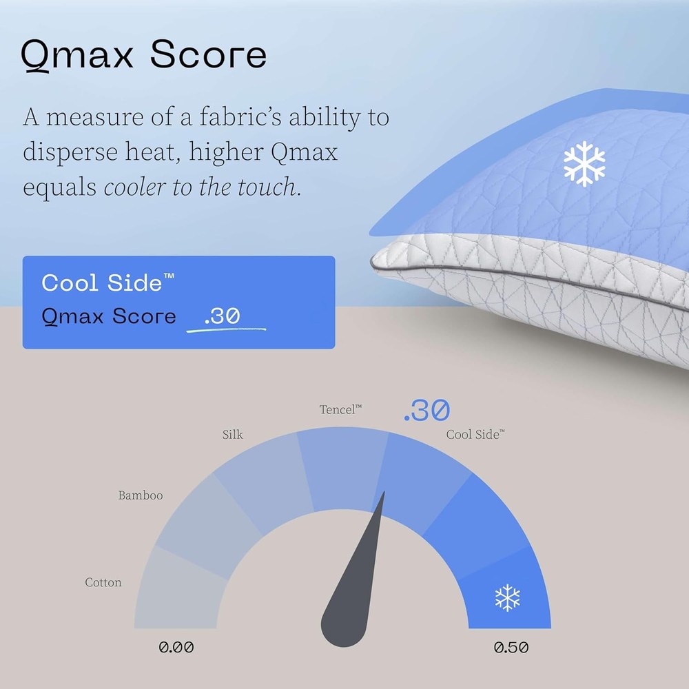 Cool Side Pillowcase, Queen Size Cooling Pillow Case