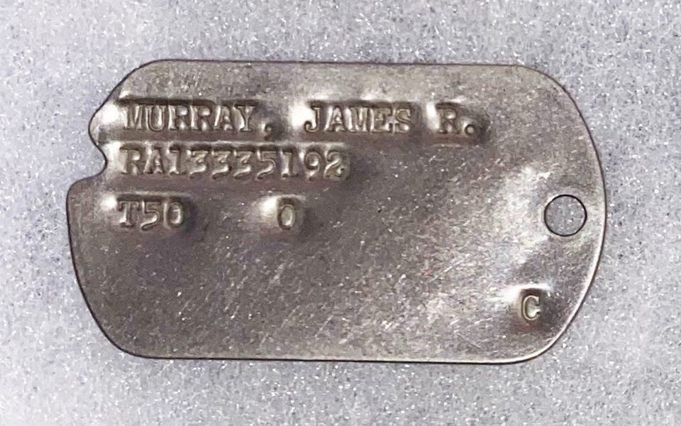 James Murray T-50 Single Dog Tag