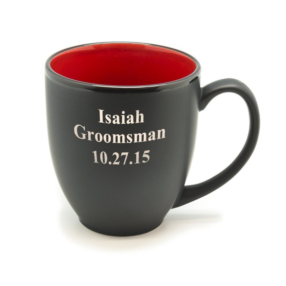 Name Designation & Date Personalized Hilo Bistro Mug