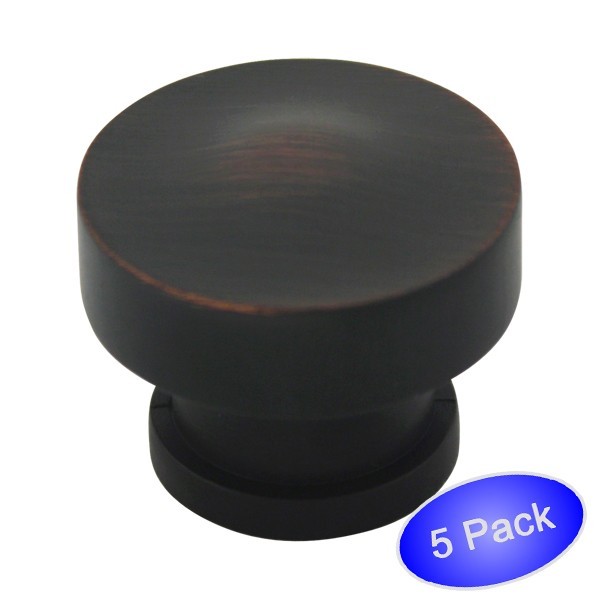 *5 Pack* Cosmas Oil Rubbed Bronze Cabinet Knobs #704ORB