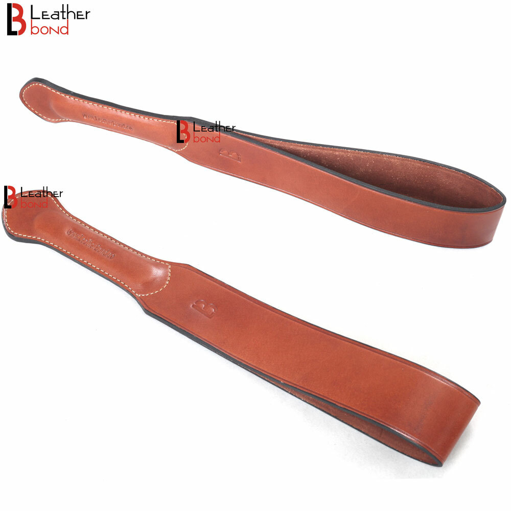 Real Cowhide Strict Leather Paddle Slapper Double Layer Heavy  Duty & Handmade