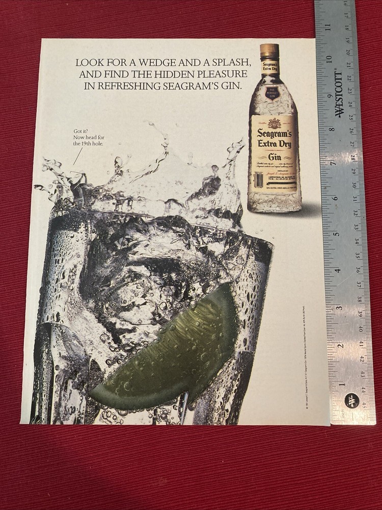 Seagram’s Extra Dry Gin 2013 Print Ad