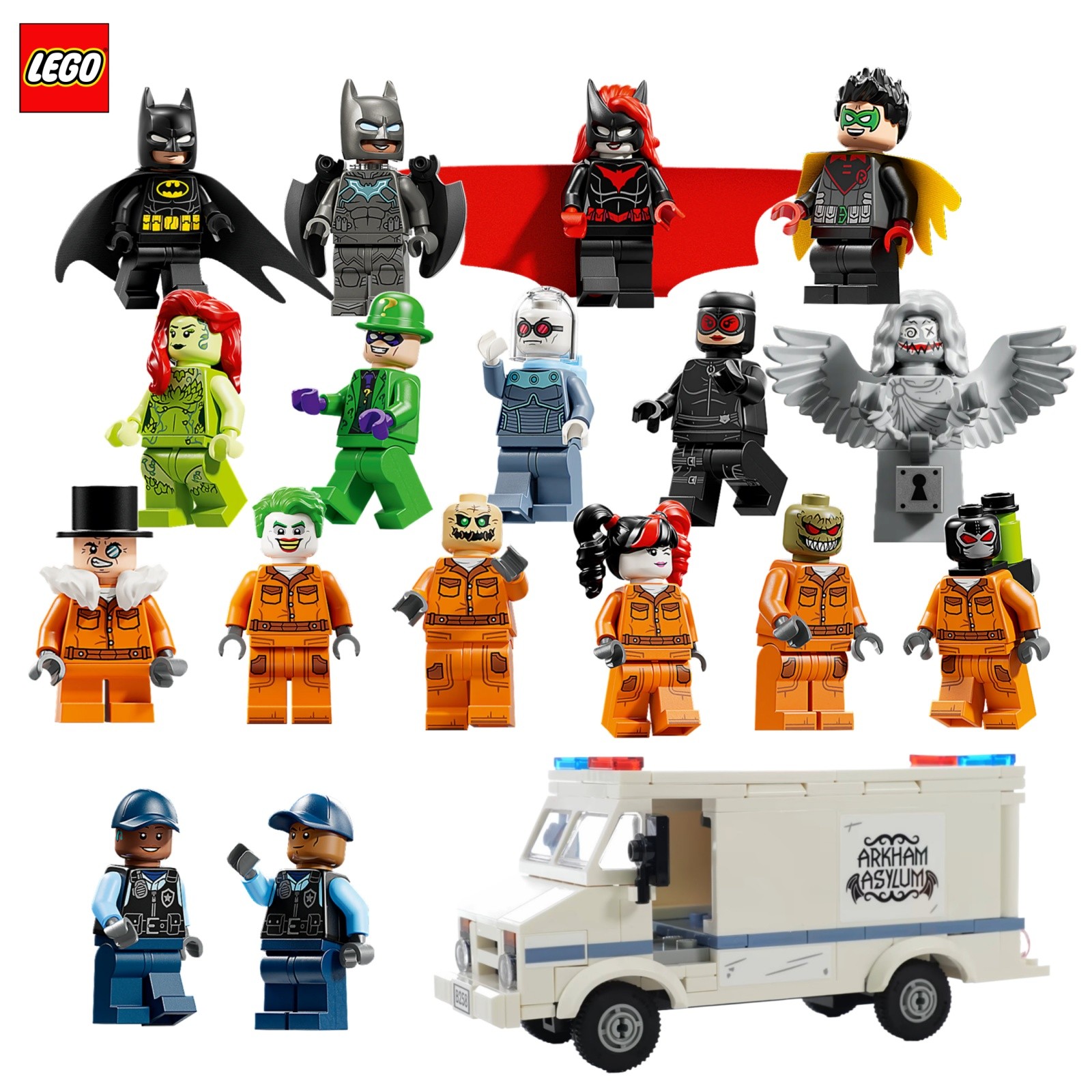 NEW LEGO 76300 DC Batman Arkham Asylum Minifigures In Hand Choose Your Favorite