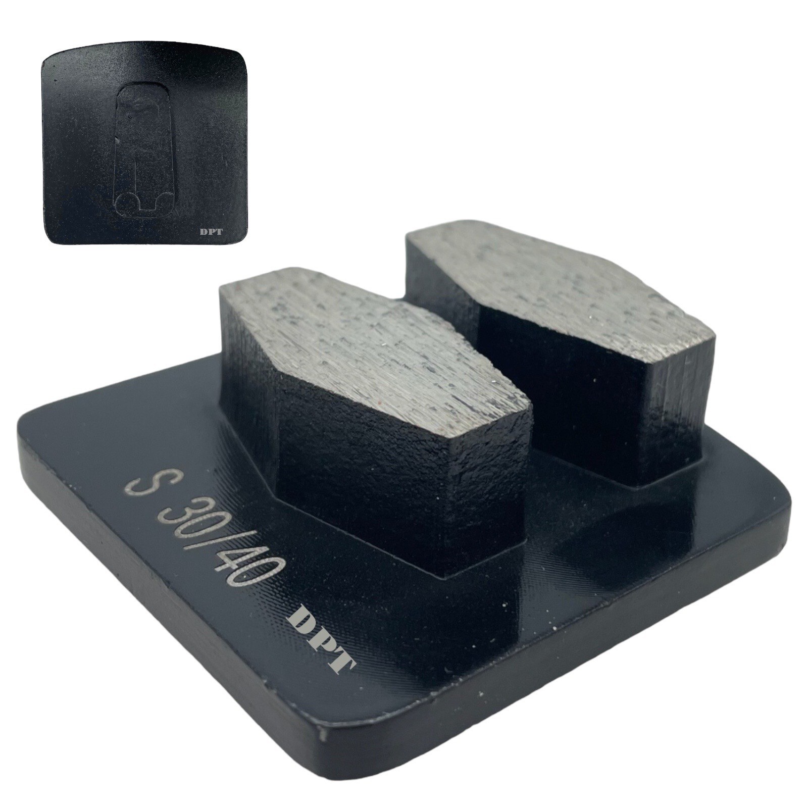 9 Pack Grinding Discs for Husqvarna PG Concrete Grinder Hard Bond 30/40 Grit