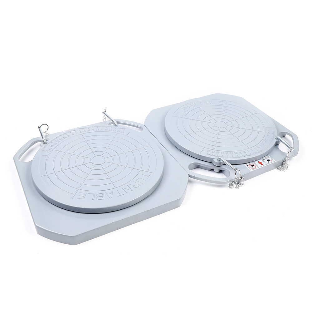 2PCS Car Wheel Alignment Turn Plates Kit, Wheel Alignment Machine Angle Plates