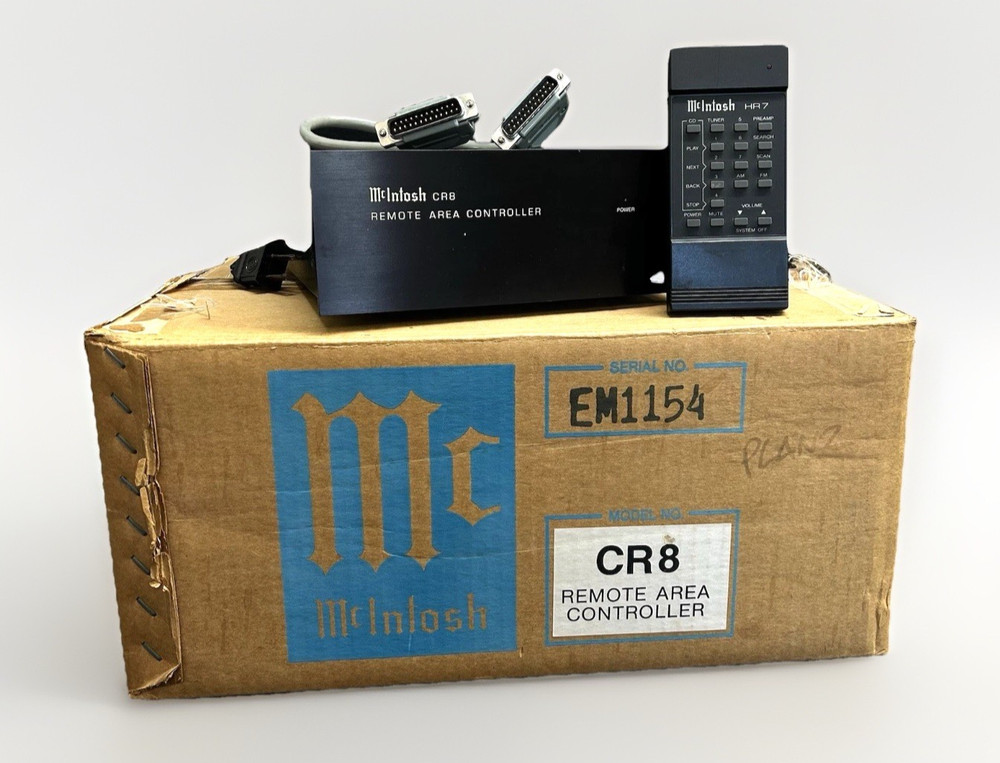 McIntosh CR8 Remote Area Controller with Remote in Original Box