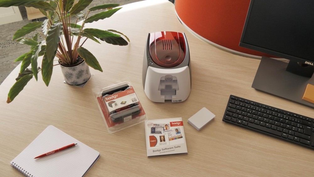 Evolis Badgy200 Single Sided Dye Thermal Transfer Printer