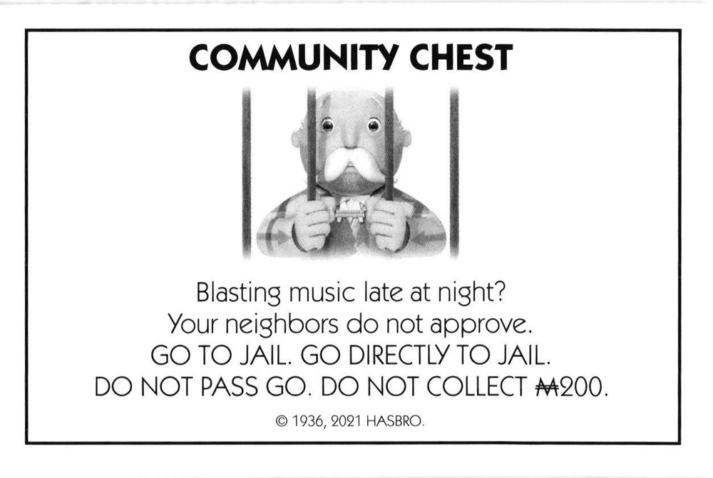 Monopoly Card Community Chest