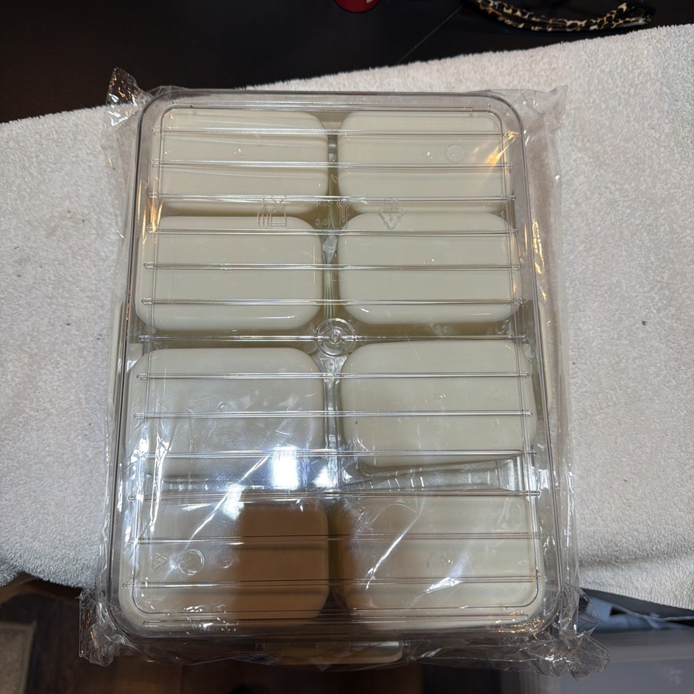 WACOI Snack Serving Tray Lid Handle White