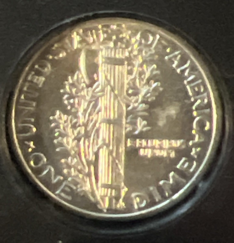 1939 Mercury Silver Dime BU UNCIRCULATED* L-452