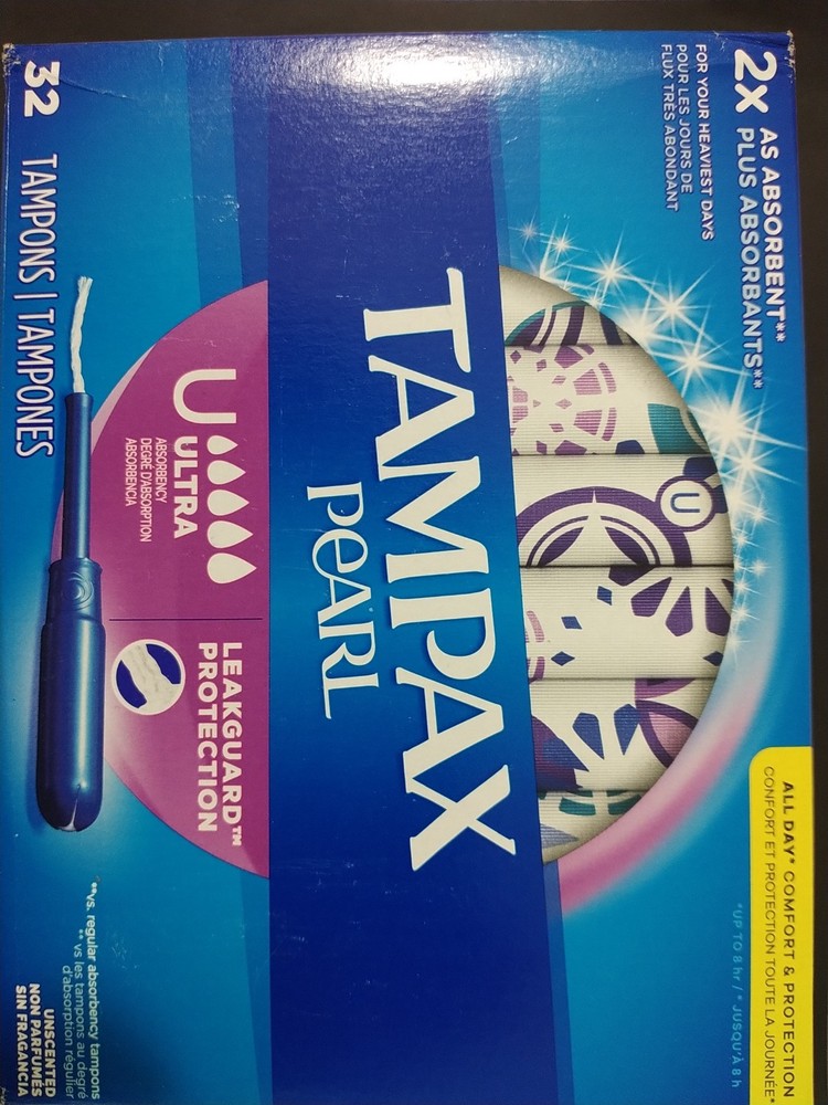 tampax pearl 2x as plus absorbants 32 count