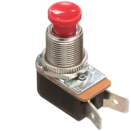 1pc CARLING TECHNOLOGIES P27B-RD Pushbutton Switch, SPST, OFF-ON, Button, R