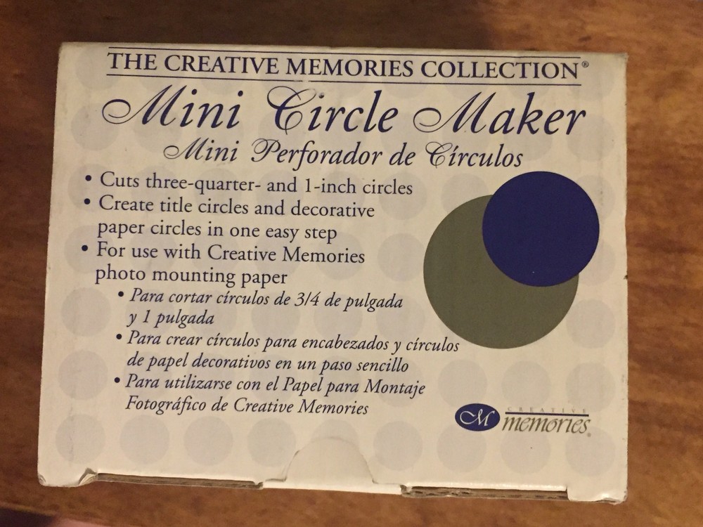 Creative Memories Tools Square Makers Circle Makers Oval Patterns Scrapbooking