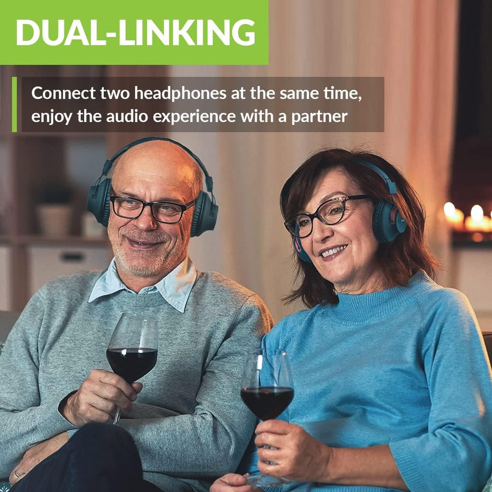 Audikast plus – Bluetooth Audio Transmitter for TV with Optical & AUX Audio Out,